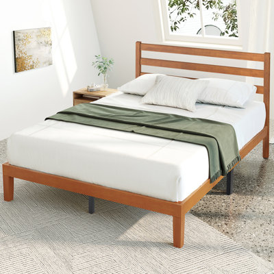 Solid Wood Low Profile Platform Bed