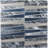 Ruzzle 11.75'' X 11.75'' Natural Stone/Glass Herringbone Mosaic Wall Tile-36932687