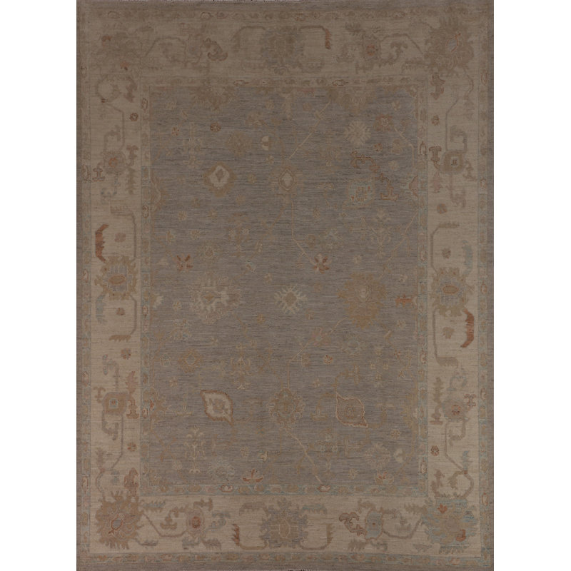 Handmade Oushak Vegetable Dye Area Rug