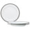 Assiettes plates Noritake Crestwood, 10 1/2 po
