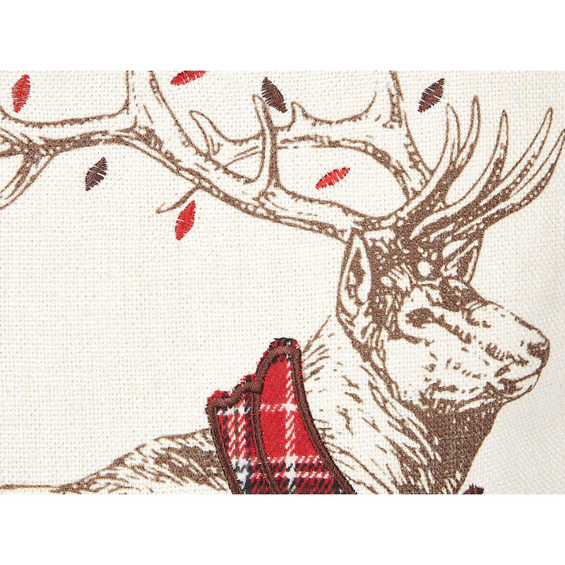 Castiel Square Cushion, Red