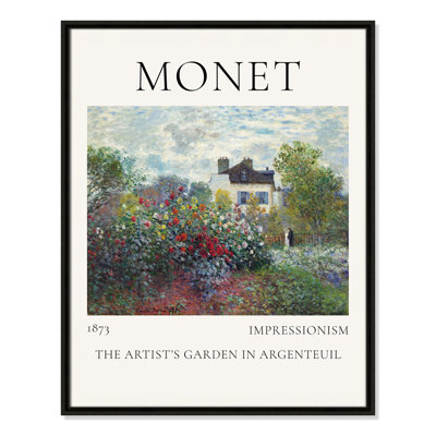 Rocchetto "Artists Garden in Argenteuil" Print