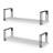 Gayle 2 Piece Wood Bracket Shelf