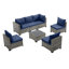 Ensemble de conversation modulaire 7 pièces, ensemble de conversation modulaire avec coussins 7 pièces-724244915-737481161