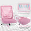 Chaises de bureau en maille rose à hauteur réglable, chaises de bureau modernes pour bureau personnel, chaise d'ordinateur pivotante avec roulettes-989014199