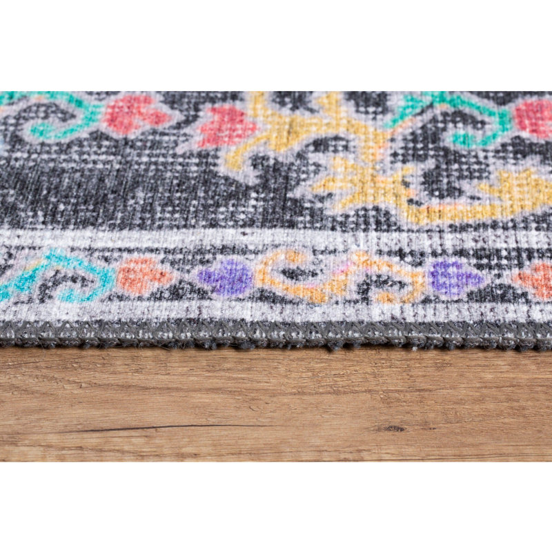 Premium 100% Polyester Area Rug, 6.9 x 10.2 ft | 1850 g/m², 0.2 in Pile Height | Recycled Poly Cotton Underside | Machine Washable at 30°C | Soft, Durable, Eco-Friendly Design for Modern Living Spaces