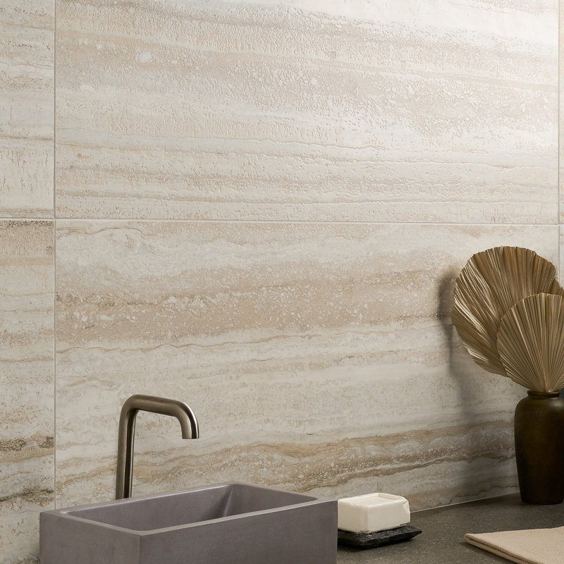 Vivara 23,5 po X 47,08 po Carreau de plancher et de mur en porcelaine satinée (30,98 pieds carrés / caisse)