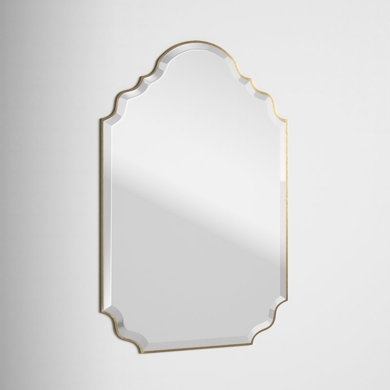 Arkeith Leighton Modern and Contemporary Beveled Wall Mounted Mirror