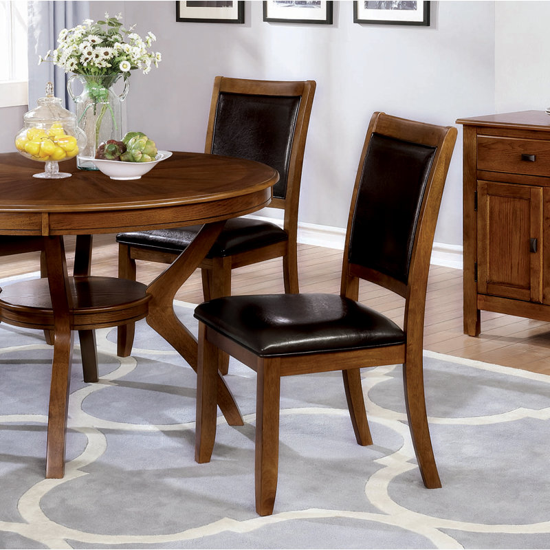 Chaise d’appoint en brun foncé James