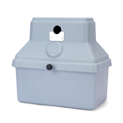 Wall Mounted Cigarette Butt Receptacle, Outdoor Commercial Ashtray With Restricted Opening, Weather Resistant Smoking Disposal Bin