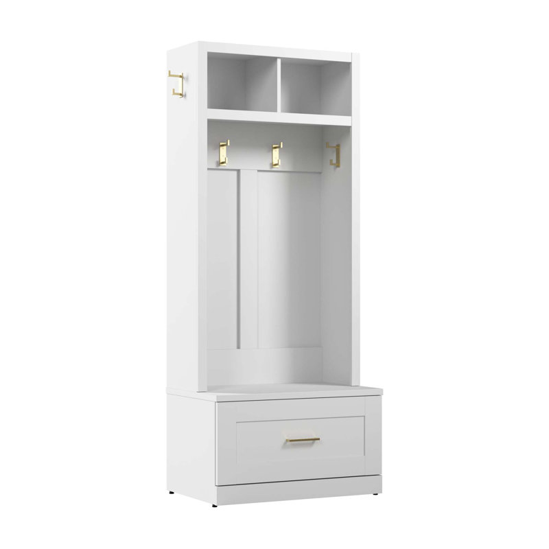 Yerani 30W Drawer Bench and Hall Tree