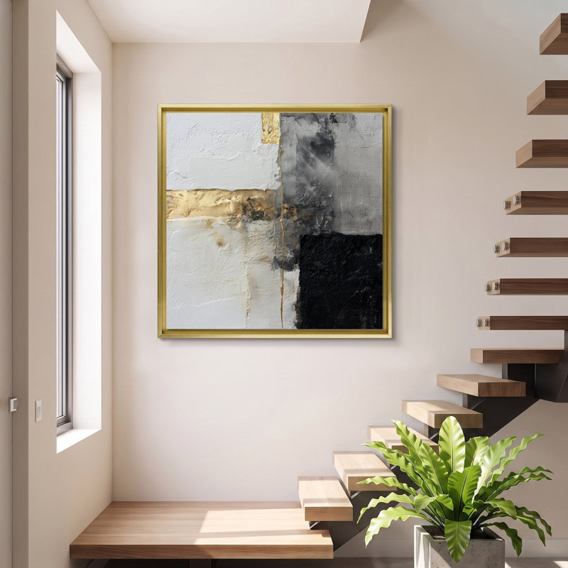 Guilded Fracture, 40" H x 40" W