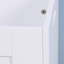Armoire de rangement blanche à grande capacité avec charnières - pouvant accueillir davantage de salon et de banc d'entrée dans la chambre à coucher