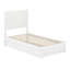 Lit plateforme en bois avec pied de lit et gigogne Aveline-155936801-155936803