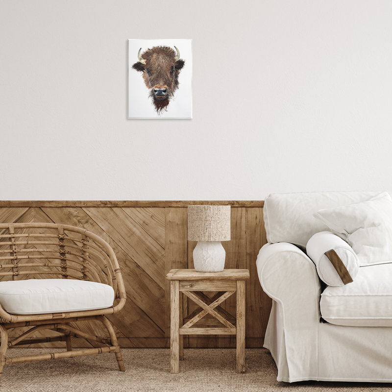 «Western Bison Visage» par Filippo Ioco