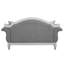 Causeuse en tissu avec 3 coussins