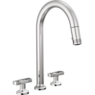 Kintsu® Widespread Pull-Down Faucet With Arc Spout