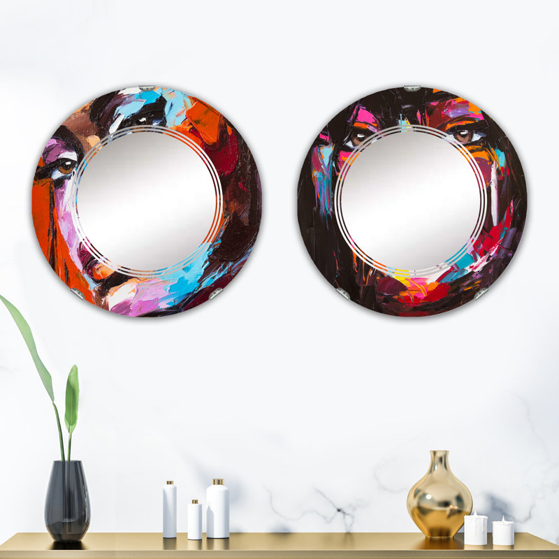 Ensemble de 2 miroirs sans cadre
