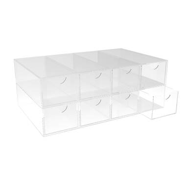 zph5263 Sorbus Medium Clear Stackable Pull Out Drawers