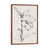 Toile avec cadre en bois brun classique n'est pas disponible