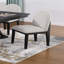 Ensemble de table de salle à manger de style traditionnel et 6 chaises d'appoint 7 pièces