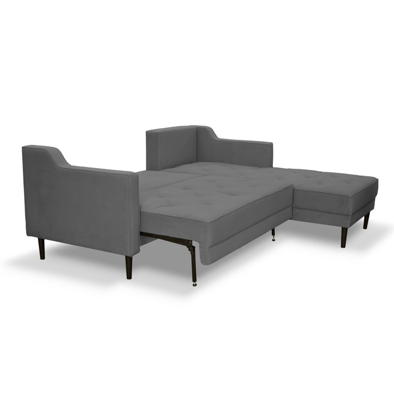 4 Seater Sofa Bed, Right Hand Facing, Dark Grey