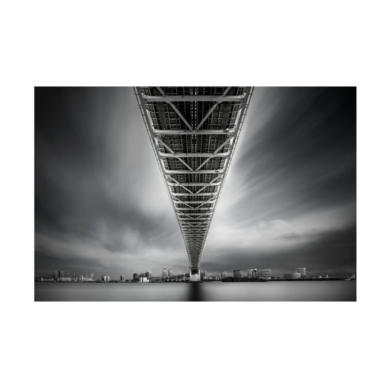 Art sur toile Akira TAKAUE Rainbow Bridge, H 30 po x l 47 po