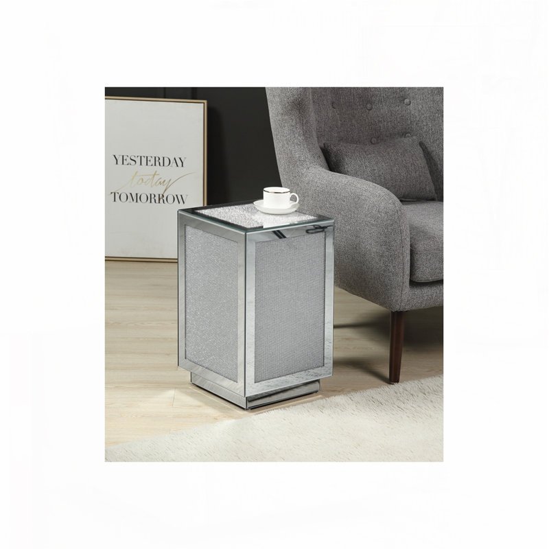 Table d'appoint en miroir