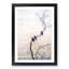 Three Birds on a Branch by Hishida Shunso - Picture Frame Painting Print-55610984-55610983