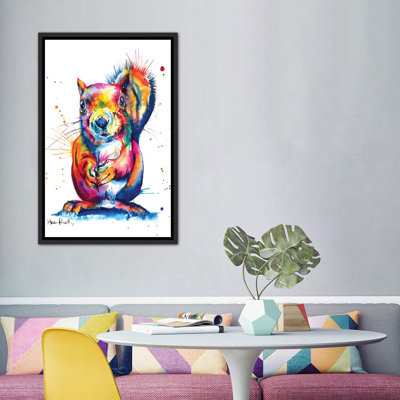 «Squirrel» par Weekday Best - impression d'art graphique