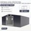 Remise de rangement 10 x 12 pi avec panneau en acier de couleur 0,23 mm et film protecteur de surface, 2 fenêtres de jour, option 2 couleurs, cadeau pratique pour le rangement extérieur-126148140
