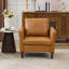 Fauteuil d'appoint en similicuir Bobur-1984928469