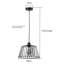 Anival 1 - Light Satin Black Pendant