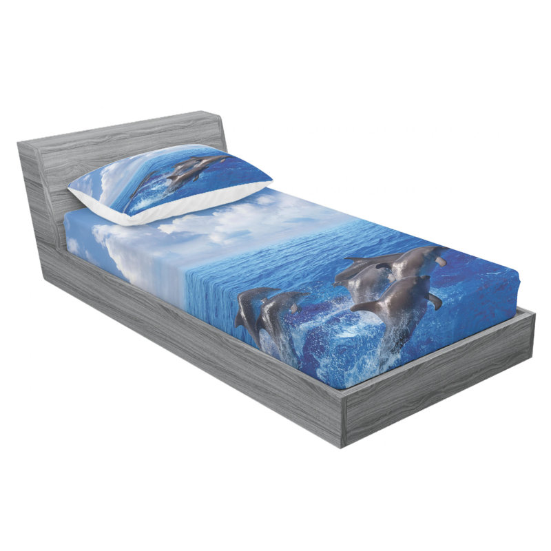Microfiber Sheet Set, Twin XL Sheet Set with Fitted Sheet