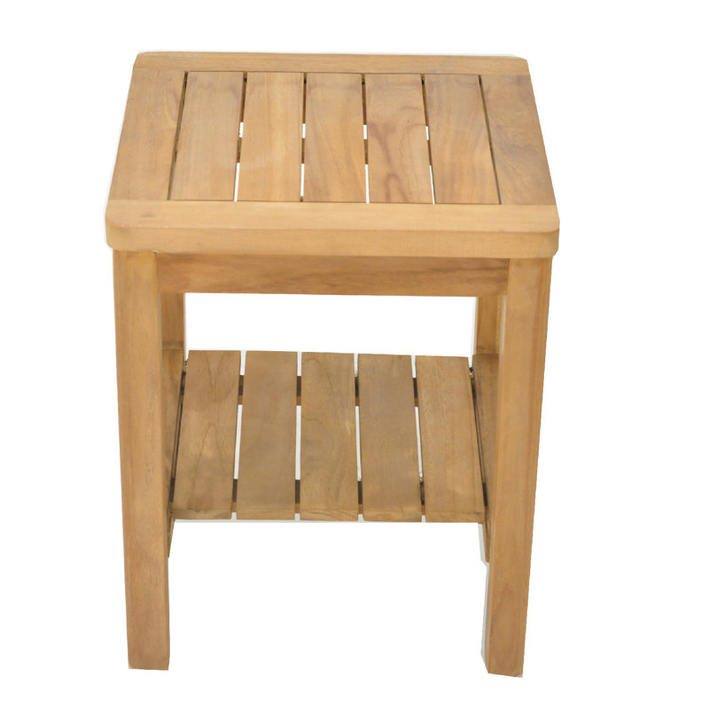 Banc de douche l 18" teck Whitaker
