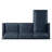 Sorrento Full-Grain Genuine Italian Leather Sectional-1097176763-1193975846