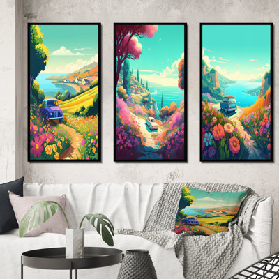 " Seaside Drive " 3 - Pieces