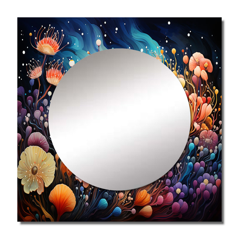Art mural en miroir Quintella, 23 po x 23 po