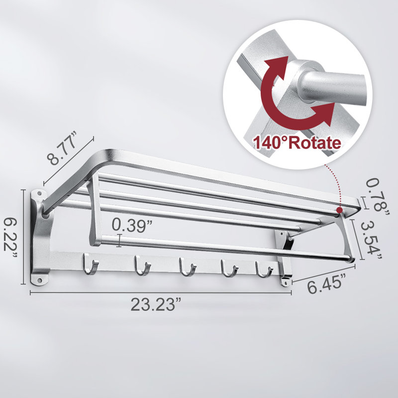 1 Wall Towel Rack