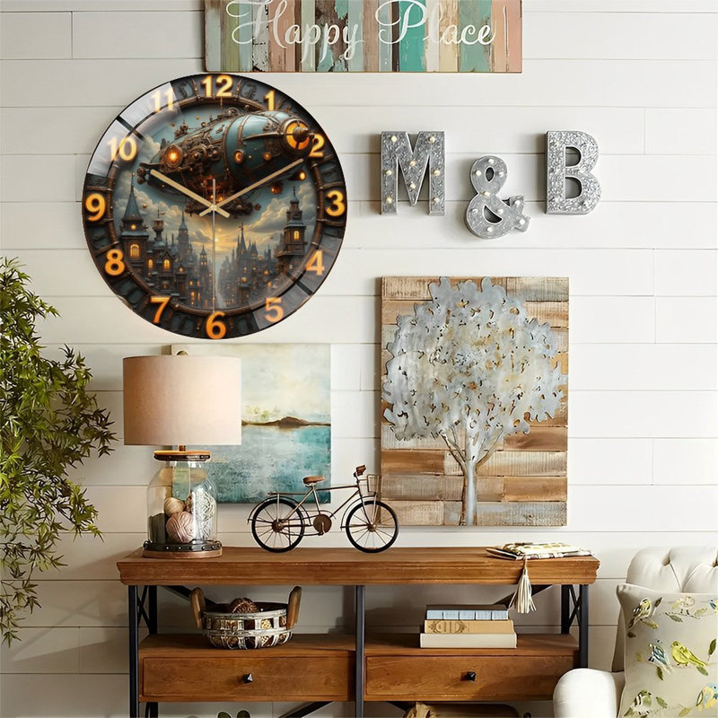 Horloge murale Steampunk