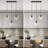 3-light Globe Glass Pendant
