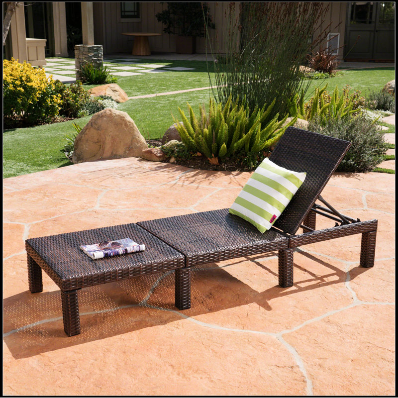 Chaise longue inclinable 78,25 po Gunnarr
