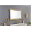 Grand miroir de salle de bain rectangulaire à DEL avec brouillard et fonction à intensité variable. Lumières, maquillage, rasage, soin de la peau-1735117670