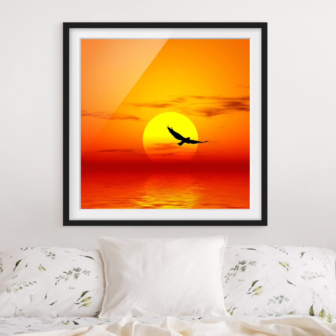 Gerahmtes Poster Golden Sunset