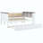 Wood Daybed With Storage Shelves, Upholstered Backrest,USB And Trundle-699733966