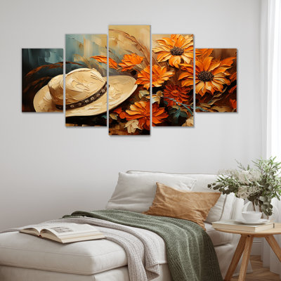 Autumn Cowboy Hat I - Cowboys Multipanel, ensemble d'art mural