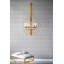 Lustre en métal de style moderne à 4 lumières, ampoule suspendue non incluse