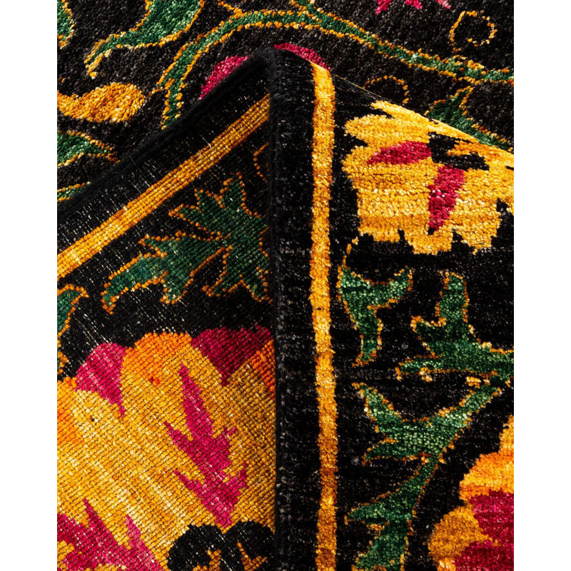 Suzani One-of-a-Kind 8' 2" X 10' 5" Hand Knotted Area Rug