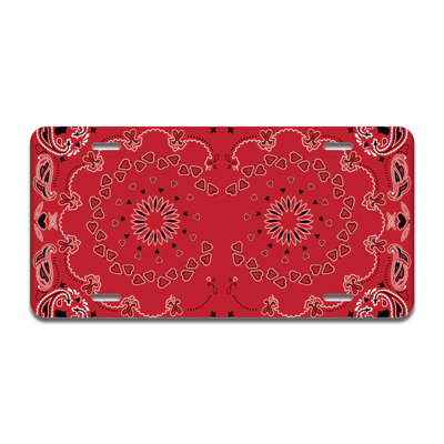 Bandana Aluminum Plate Frame