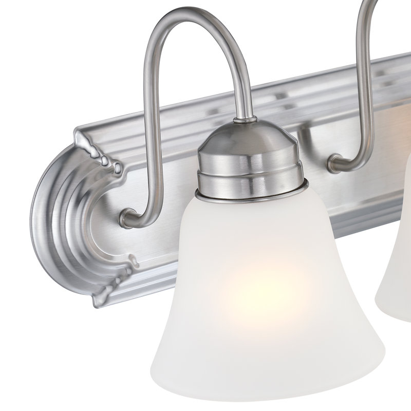 Éclairage pour meuble-lavabo 3 lumières Nayomi, Nickel brossé
